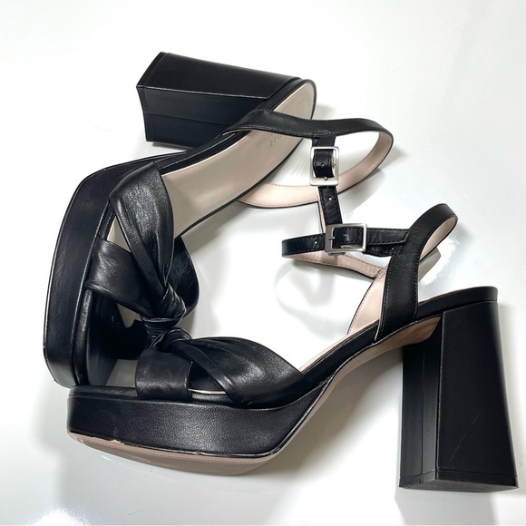 27 EDIT Naturalizer Jennice Platform Sandal Size 9 in Black - Picture 10 of 14